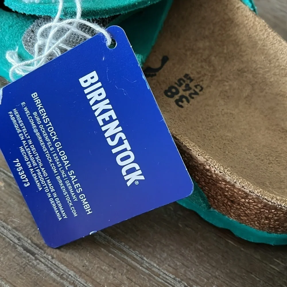 Birkenstock Uji Green Sandals New with tags size 38/7